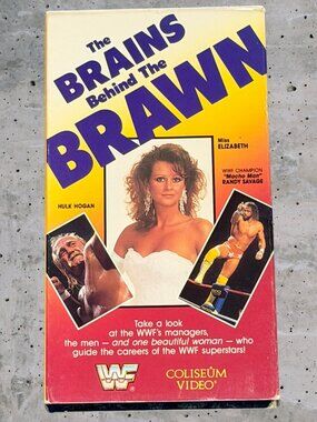 WWF Coliseum Video The Brains Behind the Brawn VHS (1216)